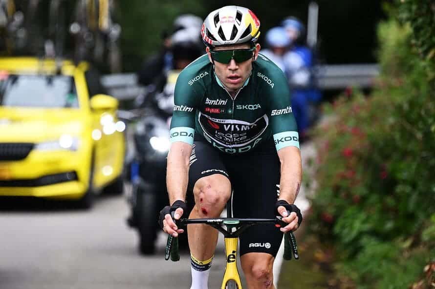 Wout Van Aert photo en course